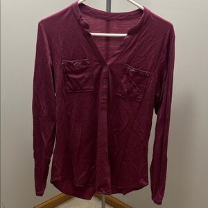 Ibex Wool Blend Henley Long Sleeve L